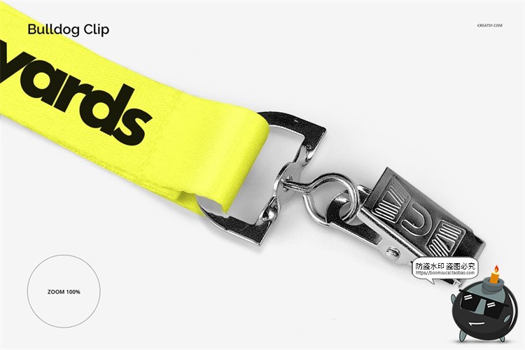 图片[13]-多样式挂绳扣绳带吊牌挂链贴图效果展示mockups样机PSD模板PS素材-设计猿