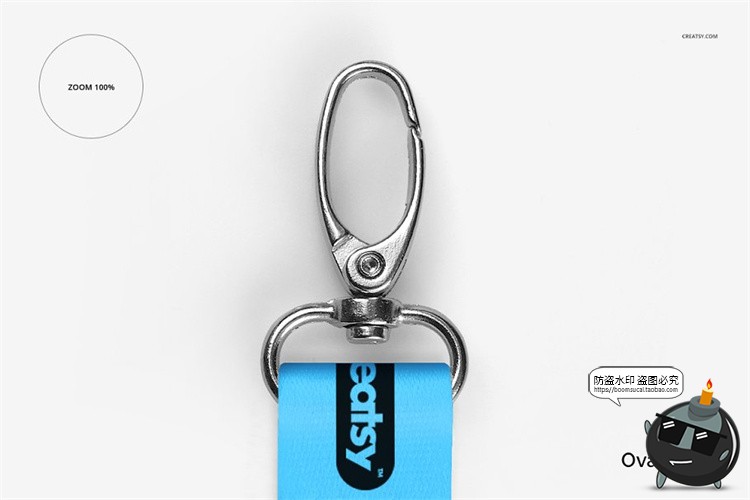 图片[14]-多样式挂绳扣绳带吊牌挂链贴图效果展示mockups样机PSD模板PS素材-设计猿