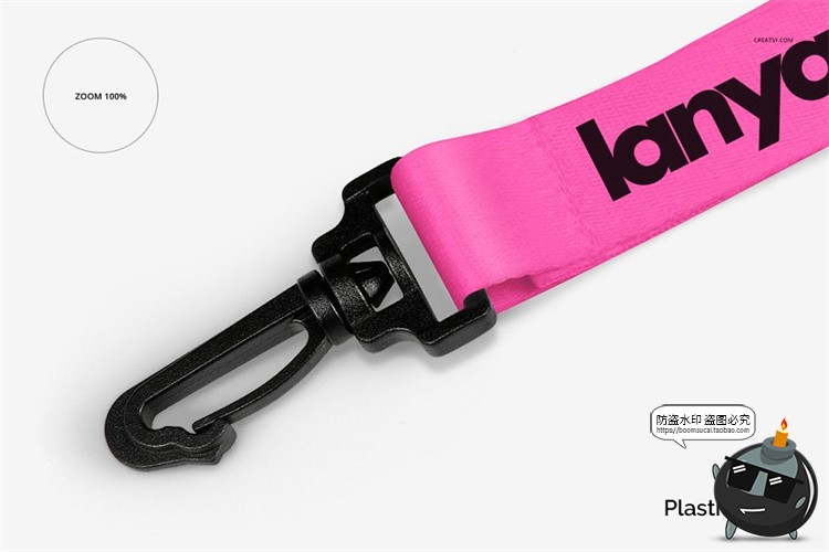 图片[15]-多样式挂绳扣绳带吊牌挂链贴图效果展示mockups样机PSD模板PS素材-设计猿