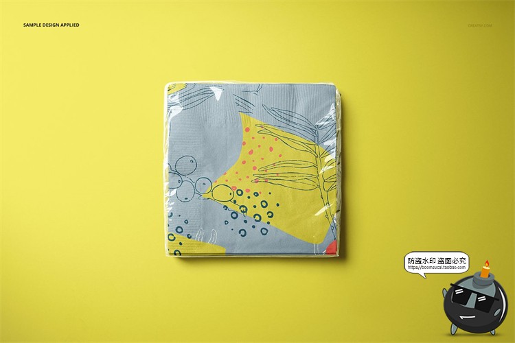 图片[10]-餐巾方巾纸巾手帕纸巾高档餐厅餐具刀mockups样机PSD模板PS素材-设计猿