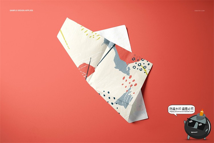 图片[17]-餐巾方巾纸巾手帕纸巾高档餐厅餐具刀mockups样机PSD模板PS素材-设计猿