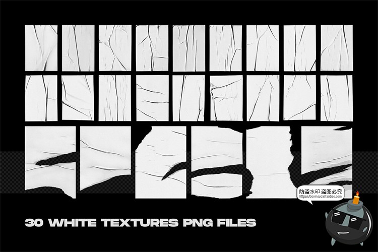 图片[11]-潮流酸性艺术颓废风残破摇滚褶皱海报贴纸展示样机PSD模板PS素材-设计猿