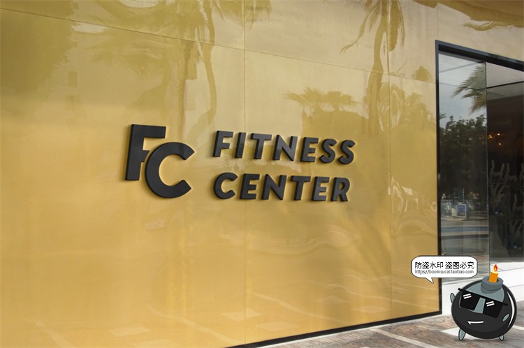 图片[29]-店铺商店门头店标外墙标牌LOGO标志场景展示VI样机PSD模板PS素材-设计猿