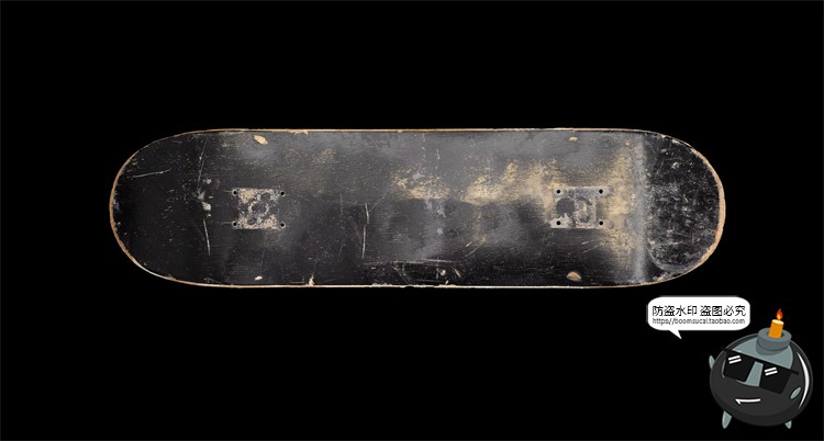 图片[2]-磨损滑板表面板面老旧效果展示样机mockup智能贴图PSD模版PS素材-设计猿