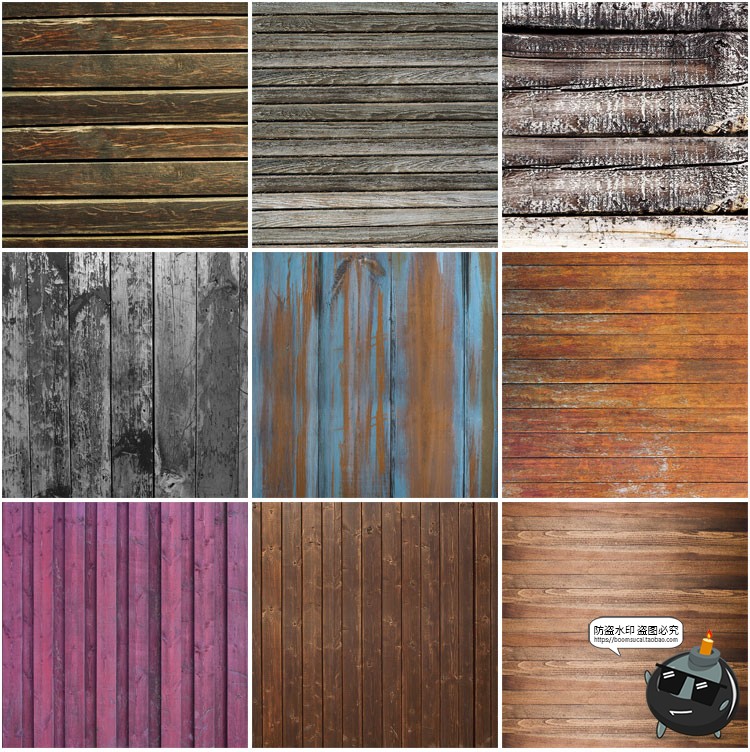 黄色深色浅色木纹长条木板破旧材质复古JPG高清图片背景图PS素材-设计猿