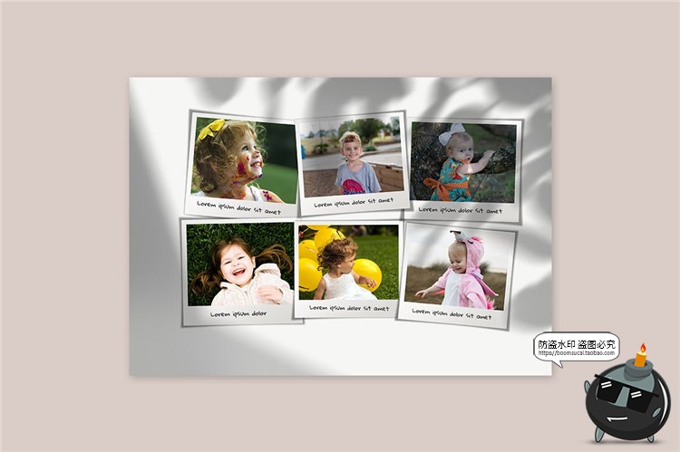 图片[7]-拼贴照片墙摄像摄影图片记录拼图相册Mockups样机PSD模板PS素材-设计猿