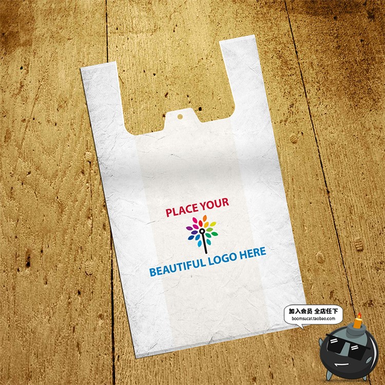 图片[10]-超市塑料袋商场环保购物袋标志效果图vi样机智能贴图展示PSD素材-设计猿