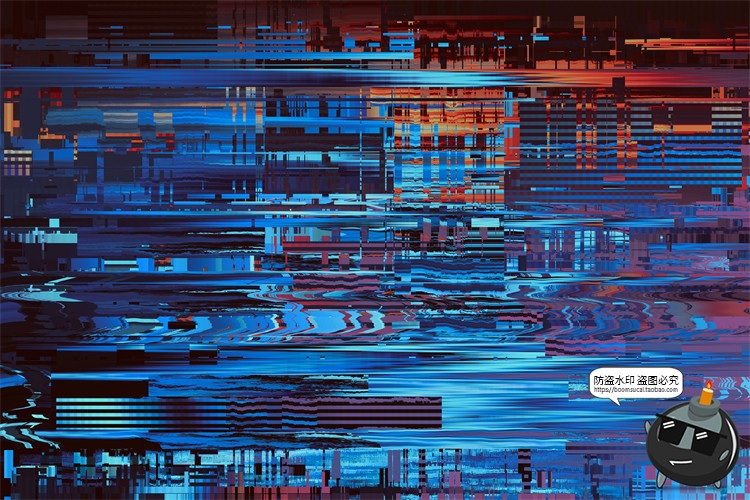 图片[6]-故障赛博朋克高科技抽象信号错乱丢失背景底纹纹理JPG图片素材-设计猿