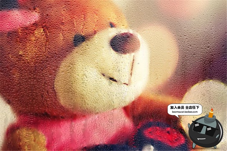 图片[9]-玻璃水滴水珠流淌窗户下雨雾气雾化样式合成PS笔刷PSD模板PS素材-设计猿