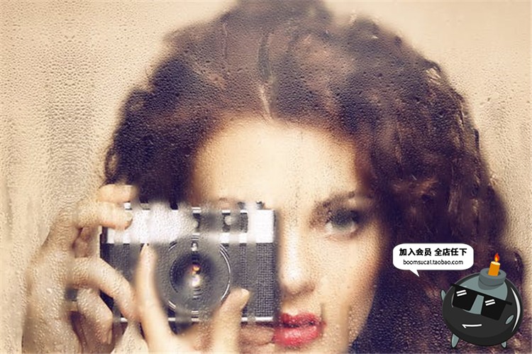 图片[19]-玻璃水滴水珠流淌窗户下雨雾气雾化样式合成PS笔刷PSD模板PS素材-设计猿