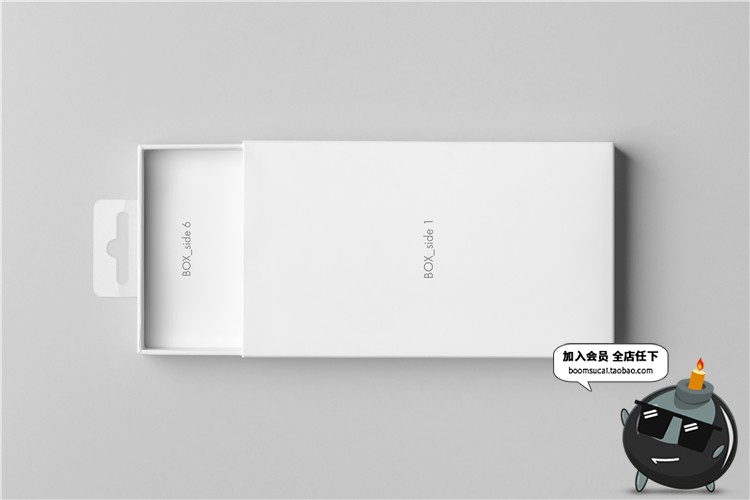 图片[9]-挂耳式电子3C设备包装盒纸盒VI提案效果展示文创样机PSD模板素材-设计猿