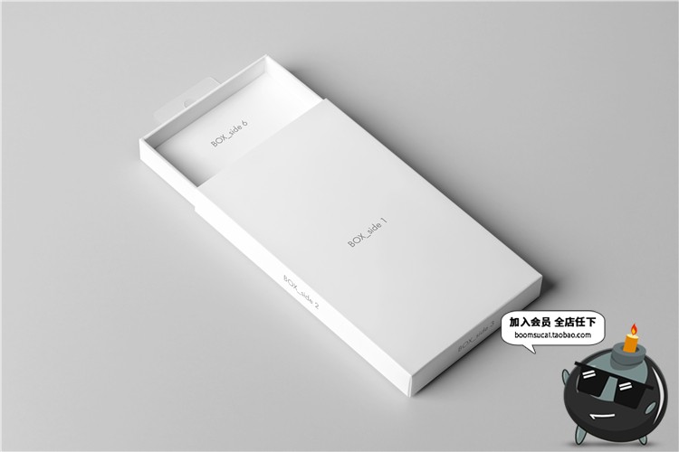 图片[10]-挂耳式电子3C设备包装盒纸盒VI提案效果展示文创样机PSD模板素材-设计猿