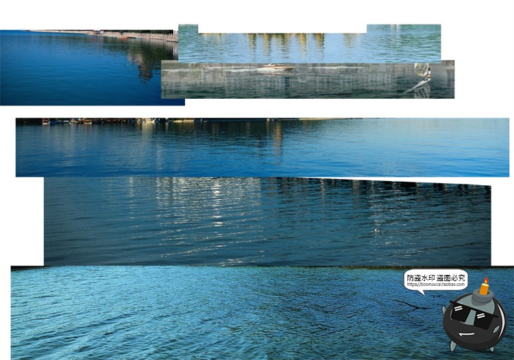 水面湖面湖水小溪水海水公园湖泊水池塘JPG图片PS后期合成PS素材-设计猿