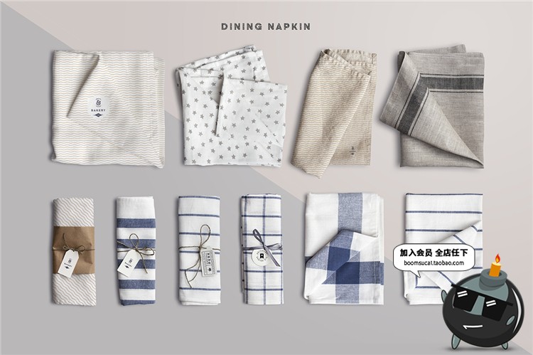 图片[3]-面包店烘焙餐具材料美食桌面装饰品牌vi提案展示样机PSD模板素材-设计猿