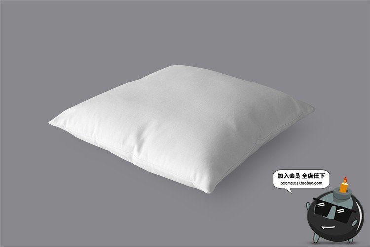 图片[9]-抱枕枕头靠枕坐垫正方形枕面料外观效果展示文创样机PSD模板素材-设计猿