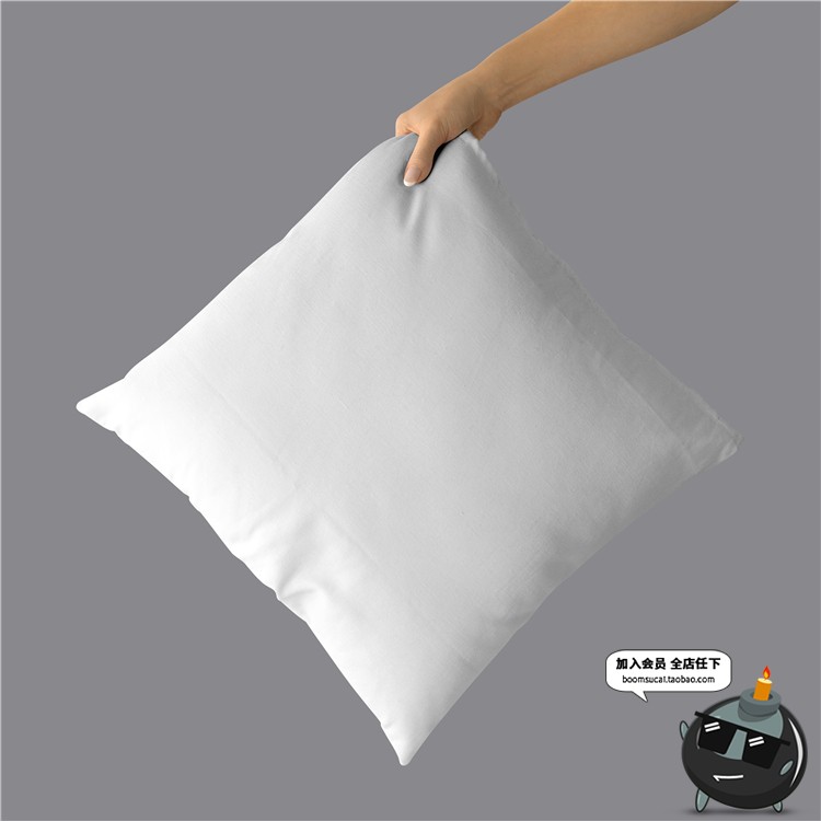 图片[12]-抱枕枕头靠枕坐垫正方形枕面料外观效果展示文创样机PSD模板素材-设计猿