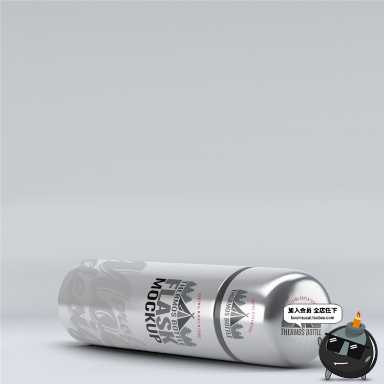 图片[11]-金属保温杯热水壶按压杯盖智能贴图VI展示样机PSD模板PS设计素材-设计猿