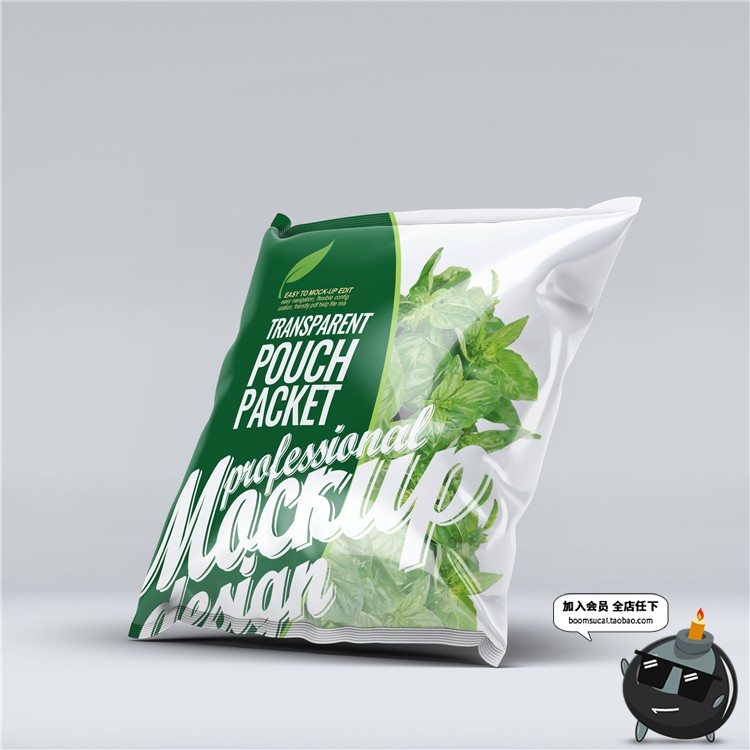 图片[3]-膨化油炸薯片零食食品塑料袋膨胀食品包装设计VI样机PSD模板素材-设计猿