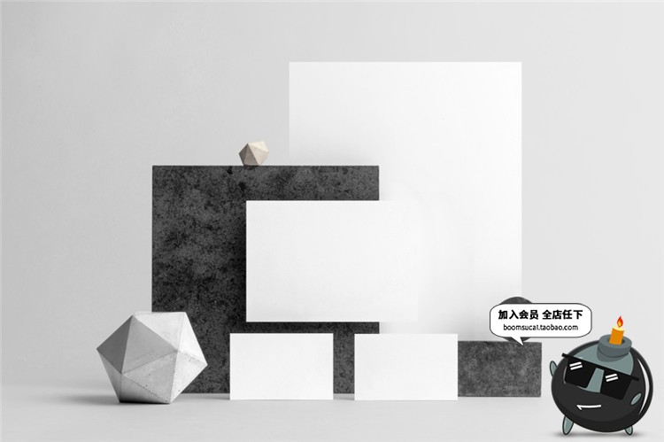 图片[6]-品牌形象商务办公用品VI设计样机展示模型mockups智能贴图PS素材-设计猿