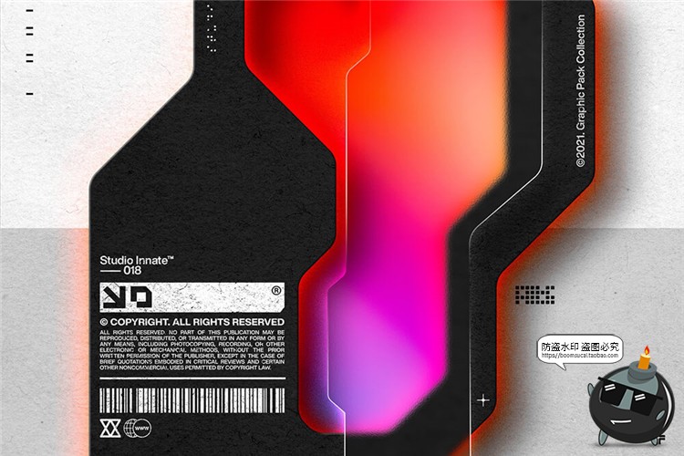 图片[8]-磨砂效果玻璃异形图形亚克力面板mockups贴图样机PSD模板PS素材-设计猿