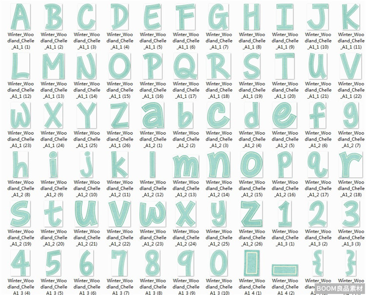 唯美元素松树狐狸围巾与手套纽扣等欧美剪贴印刷PNG素材设计免抠-设计猿