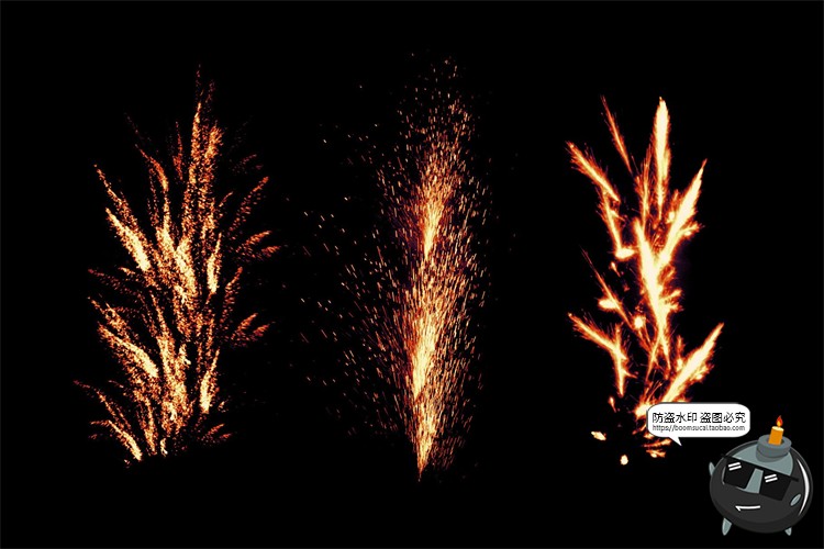 图片[2]-火花火星火芒切割喷溅火焰碎屑溅射后期合成特效ABR格式PS笔刷-设计猿