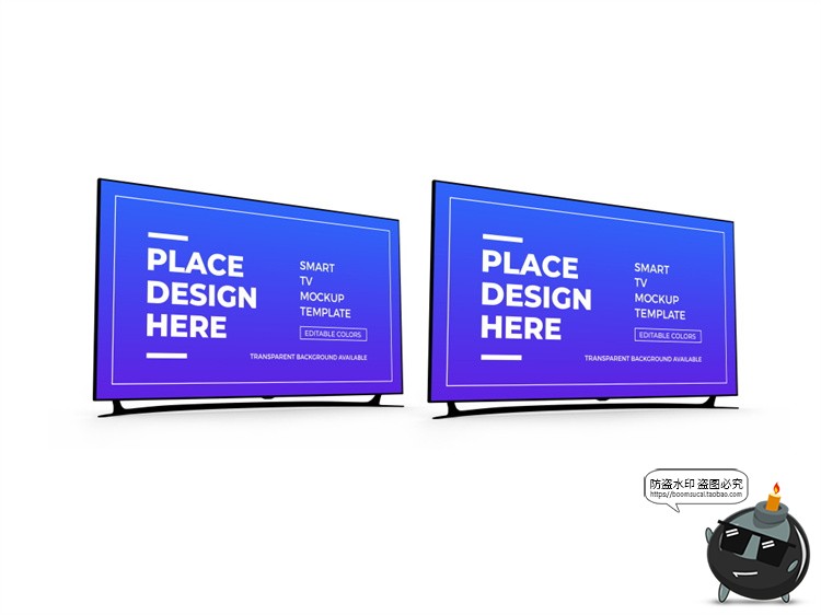 图片[4]-电视屏幕电子液晶显示屏电脑LED显示器智能贴图样机PSD模板PS素材-设计猿