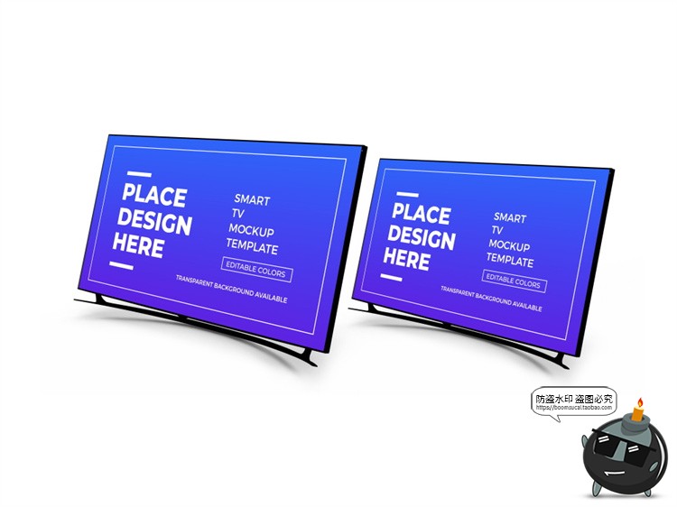 图片[7]-电视屏幕电子液晶显示屏电脑LED显示器智能贴图样机PSD模板PS素材-设计猿