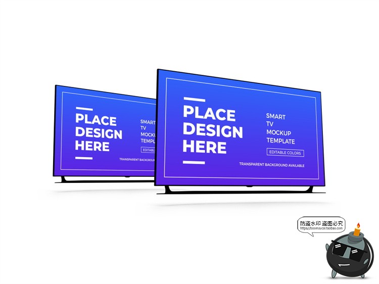 图片[10]-电视屏幕电子液晶显示屏电脑LED显示器智能贴图样机PSD模板PS素材-设计猿