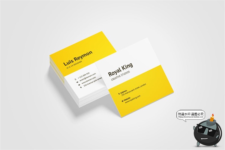 图片[6]-正方形卡片名片卡纸小纸片VI展示模型mockups样机PSD模板PS素材-设计猿