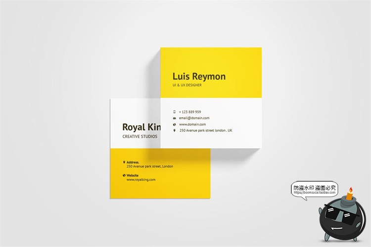 图片[7]-正方形卡片名片卡纸小纸片VI展示模型mockups样机PSD模板PS素材-设计猿