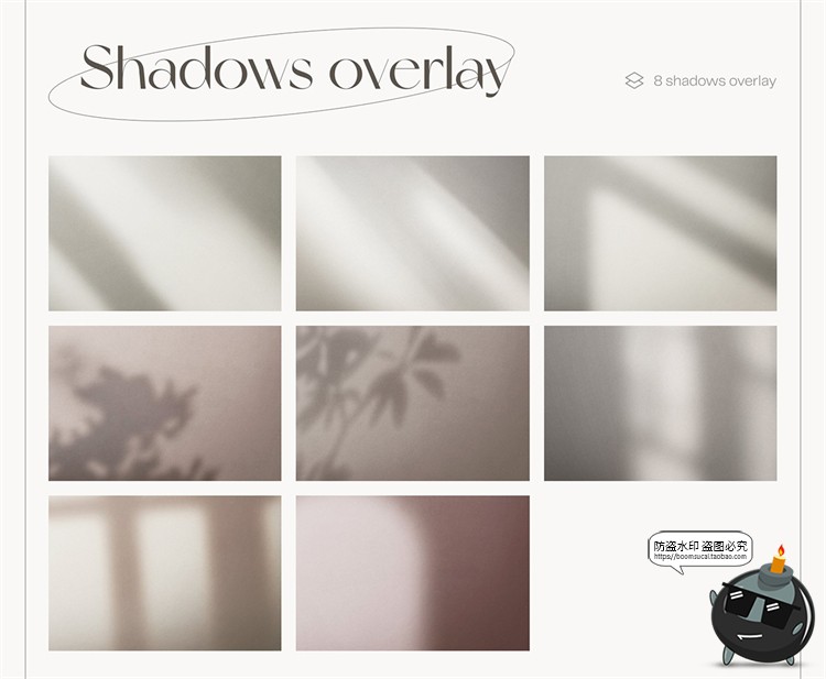 图片[16]-文艺照片墙情绪板模型撕纸剪贴画场景光影阴影样机PSD模板PS素材-设计猿