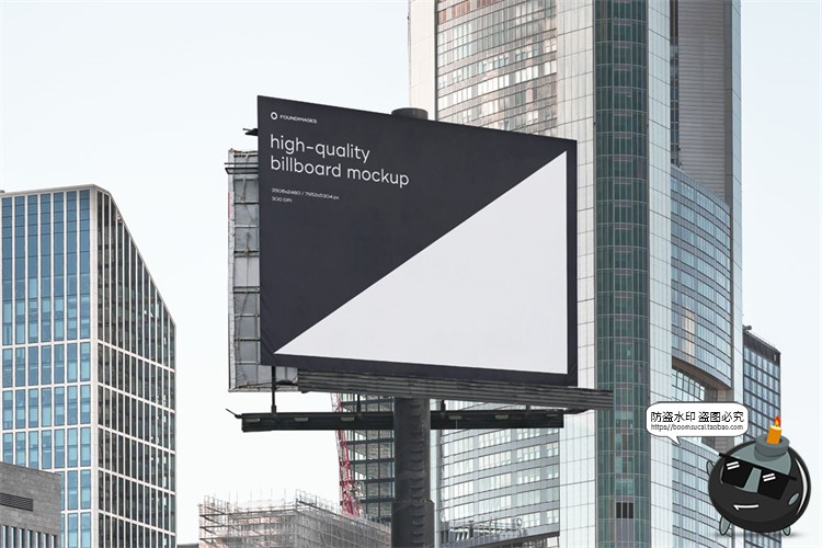 图片[35]-户外广告牌招牌宣传栏墙壁街头灯箱大屏壁画广告样机PSD模板素材-设计猿