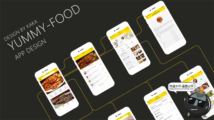 图片[8]-设计师面试作品集APP交互UI界面演示展示样机PSD简历模板PS素材-设计猿