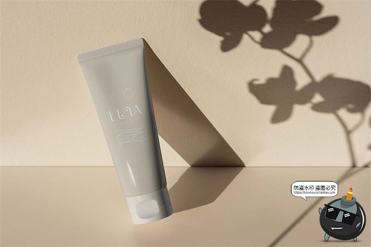 图片[6]-化妆品美妆护肤模型日落灯光影阴影场景效果样机PSD模板PS素材-设计猿