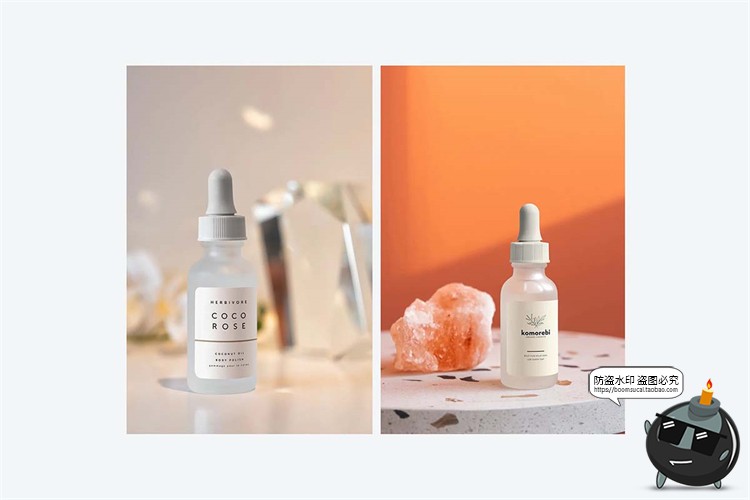 图片[7]-化妆品美妆护肤模型日落灯光影阴影场景效果样机PSD模板PS素材-设计猿