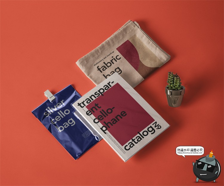 图片[10]-冷淡风样机集 撞色风笔记本名片海报书籍VI文创品牌PSD模板PS素材-设计猿