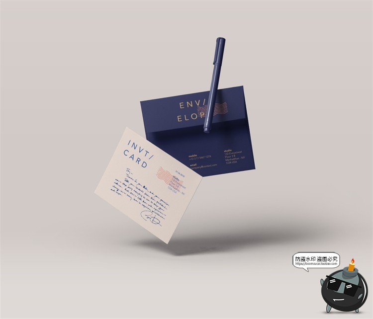 图片[17]-冷淡风样机集 撞色风笔记本名片海报书籍VI文创品牌PSD模板PS素材-设计猿