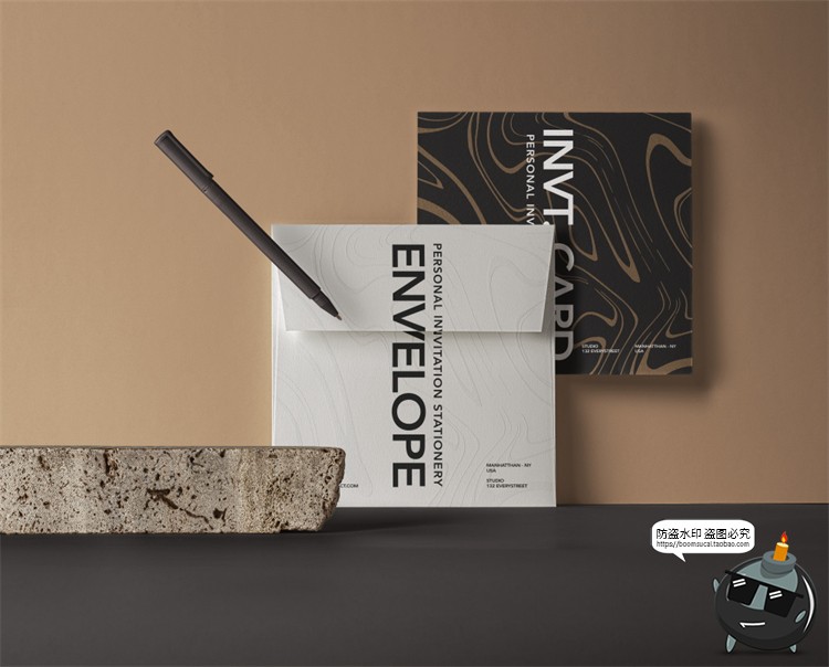 图片[46]-冷淡风样机集 撞色风笔记本名片海报书籍VI文创品牌PSD模板PS素材-设计猿