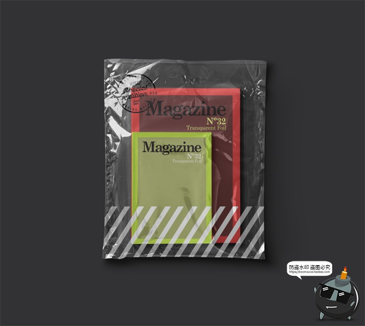 冷淡风样机集 撞色风笔记本名片海报书籍VI文创品牌PSD模板PS素材-设计猿