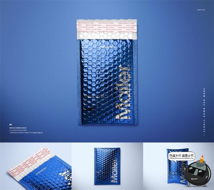 图片[6]-包装袋样机大合集！密封气泡手提保温袋纸盒外包装PSD模板PS素材-设计猿