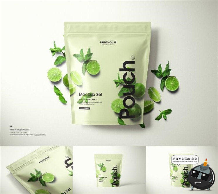 图片[8]-包装袋样机大合集！密封气泡手提保温袋纸盒外包装PSD模板PS素材-设计猿