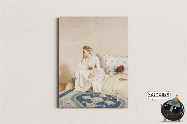 图片[8]-挂画装饰画油画壁画海报作品贴图效果展示智能样机PSD模板PS素材-设计猿