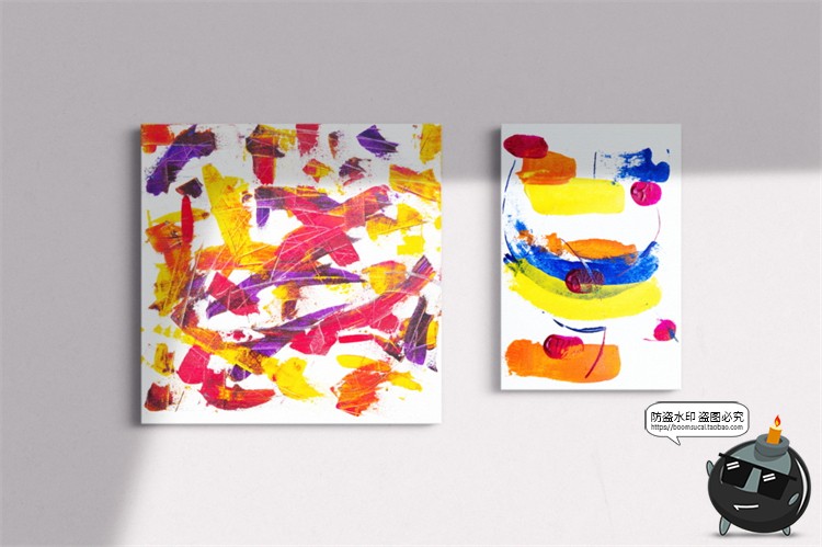 图片[51]-挂画装饰画油画壁画海报作品贴图效果展示智能样机PSD模板PS素材-设计猿