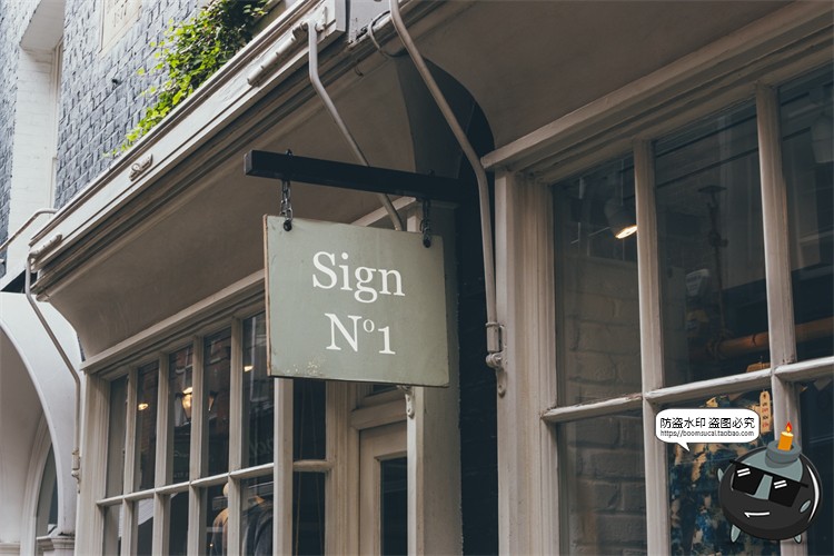 图片[2]-北欧户外店面街道招牌标识咖啡广告牌空白贴图样机PSD模板PS素材-设计猿