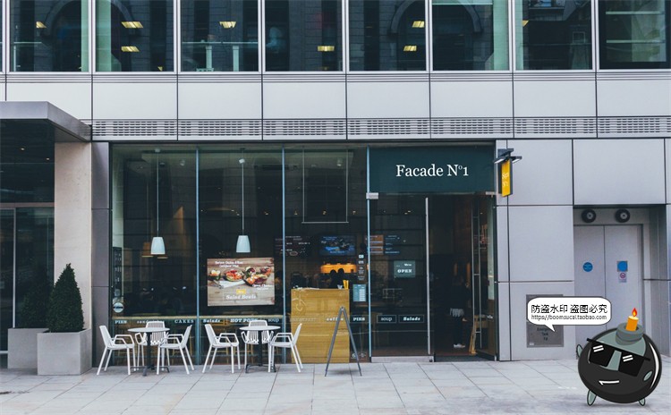 图片[10]-北欧户外店面街道招牌标识咖啡广告牌空白贴图样机PSD模板PS素材-设计猿