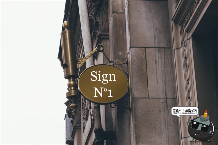 图片[12]-北欧户外店面街道招牌标识咖啡广告牌空白贴图样机PSD模板PS素材-设计猿