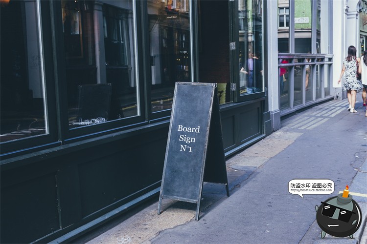 图片[50]-北欧户外店面街道招牌标识咖啡广告牌空白贴图样机PSD模板PS素材-设计猿