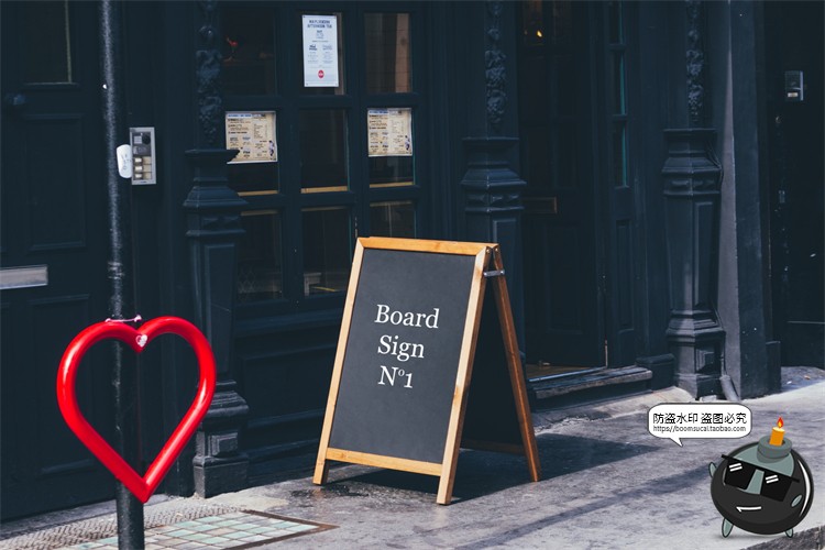 图片[54]-北欧户外店面街道招牌标识咖啡广告牌空白贴图样机PSD模板PS素材-设计猿