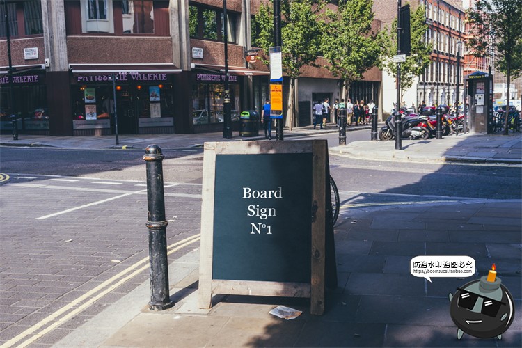 图片[60]-北欧户外店面街道招牌标识咖啡广告牌空白贴图样机PSD模板PS素材-设计猿